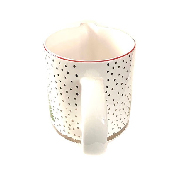 Vintage Waechtersbach Ceramic Pitcher with Christmas Tree in Snow Graphic - Picture 5 of 9